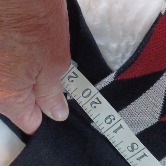 Danny And Nicole Womans Black Print Sweater‎ Dress PL NWT - Picture 7 of 9